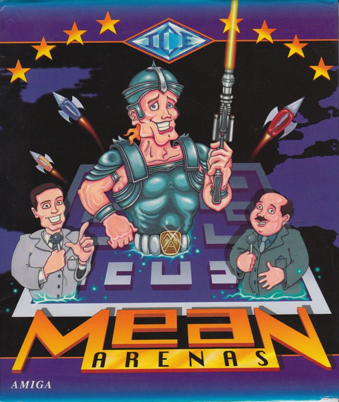 Mean Arenas box art for Amiga CD32